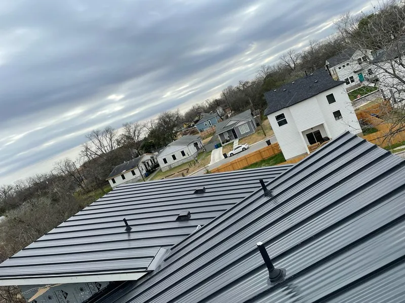 Standing seam metal roof panels with vents for Skylight Repair in Osceola